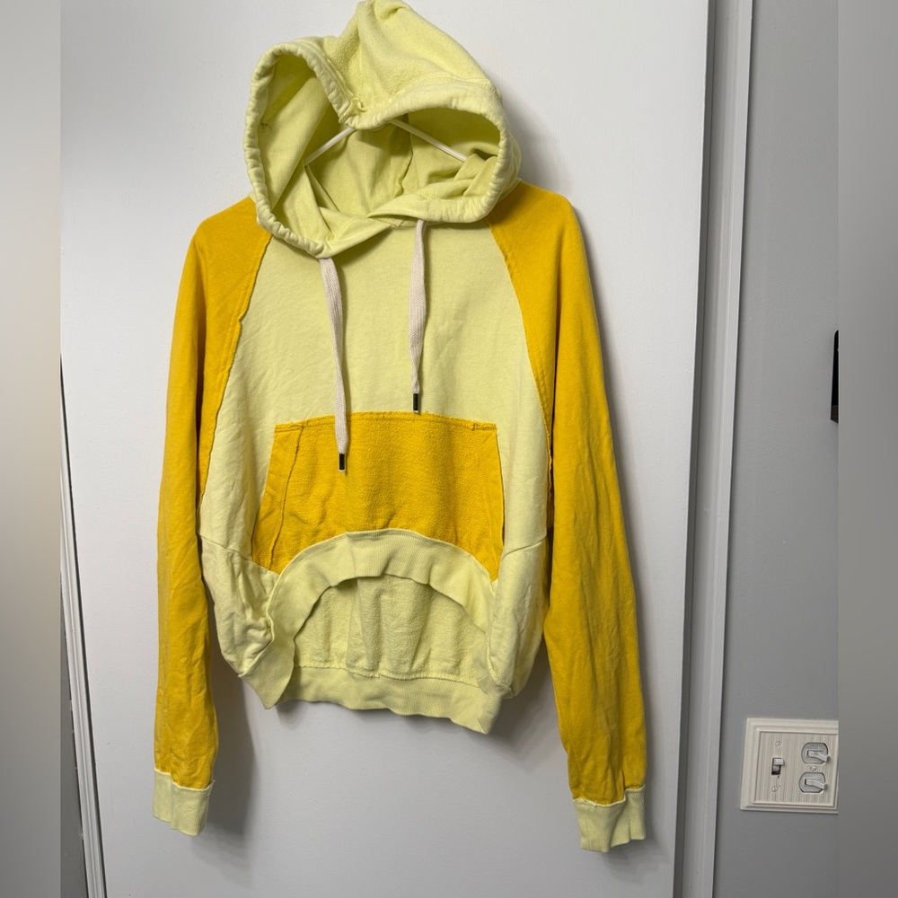 BDG Cropped Yellow Women's Hoodie